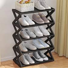 Multi-Layer Foldable Shoe Rack Organizer