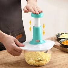 Manual Hand Press Vegetable Chopper & Blender
